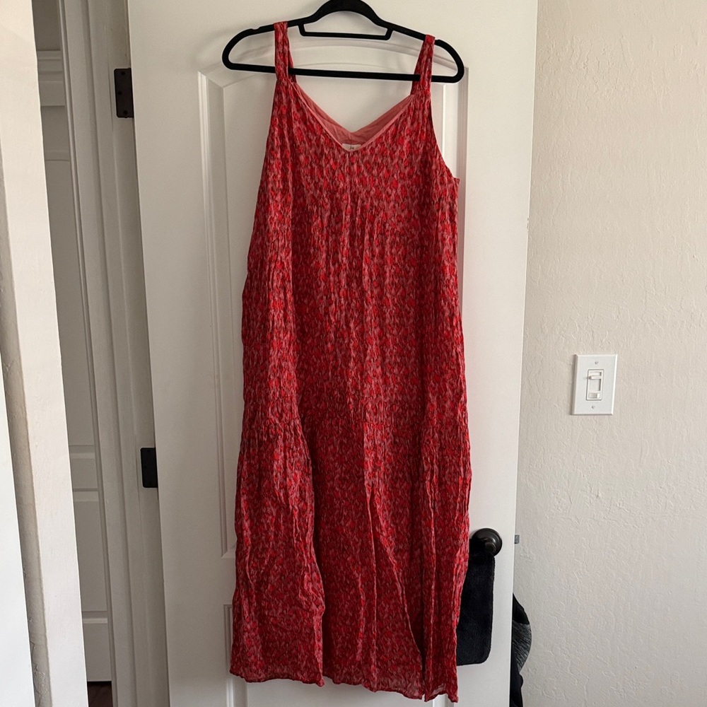 Joie Red Patterned Maxi Dress